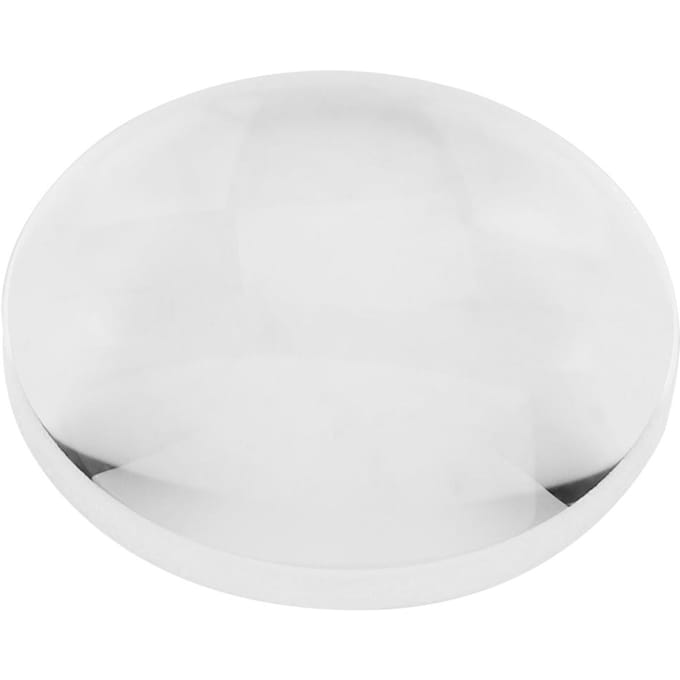 Lentille grossissante double convexe en verre optique K9, distance focale de 100 mm