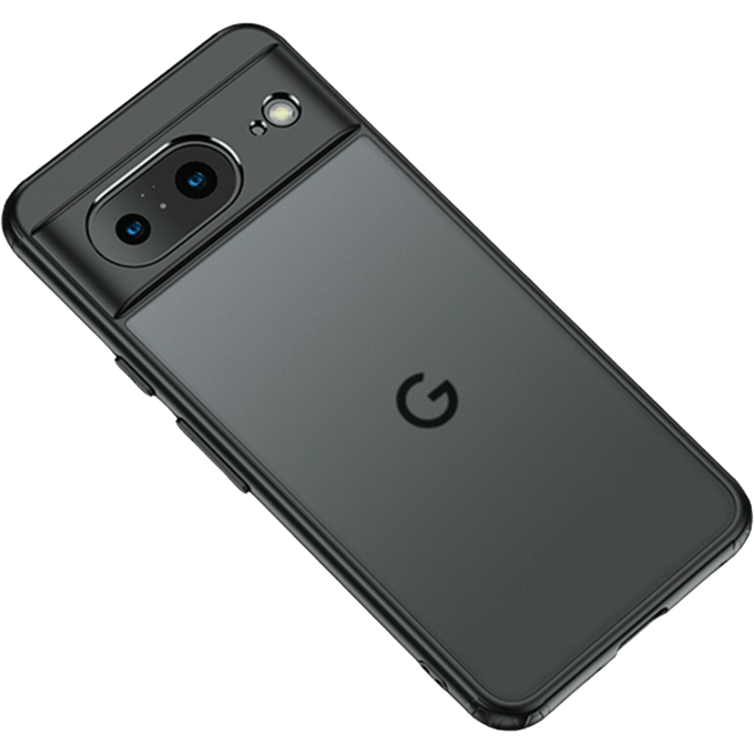 CaseBody Google Pixel 8 Airbag Schokbestendig Hoesje Zwart