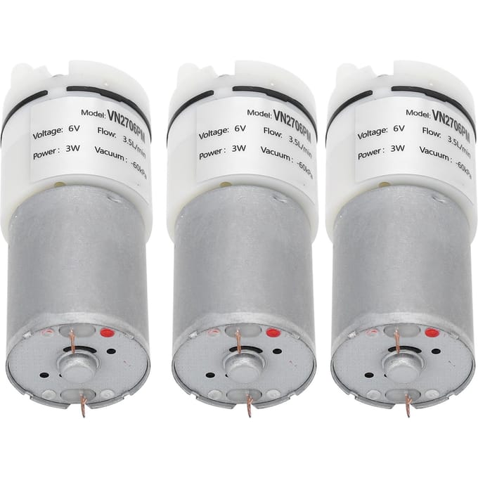 3 Stuks Micro Waterpomp Mini Onderdompelbare Motor Aquarium Lucht Accessoires DC6V VN2706PM