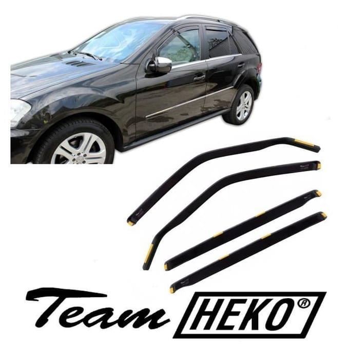 J&J AUTOMOTIVE | Heko Deflecteurs d'air Déflecteurs de Vent Pour Mercedes M Classe W164 2005-2011