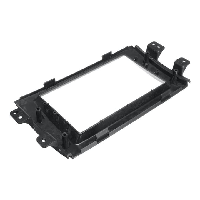 Panneau de façade stéréo en plastique 2Din, plaque frontale, cadre, garniture de tableau de bord pour SX4 07-13 gray