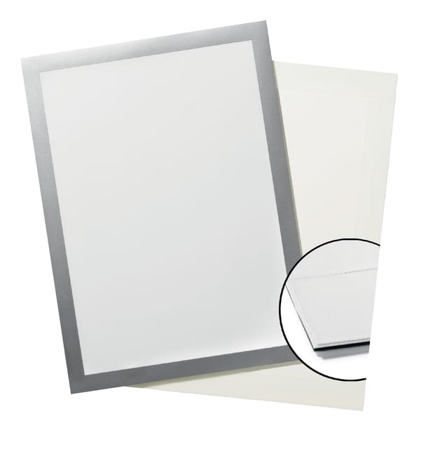 Durable folielijst Duraframe Grip, formaat A4, voor textieloppervlakken, zilver