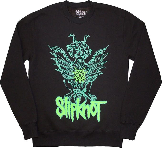 Slipknot - Green Demon Sweater/trui - XL - Zwart