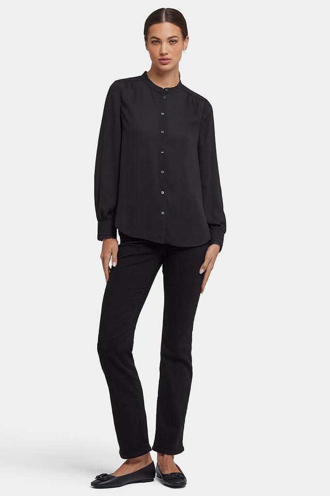 Janie Blouse | Zwart
