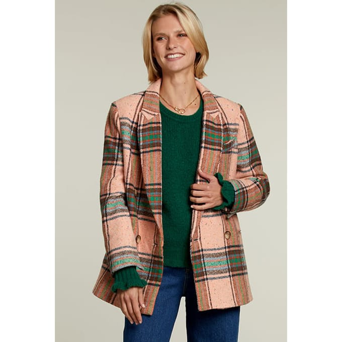 River Woods Multi Checked Blazer 4 Buttons Taglia: 38 | Blazers Outlet | Donna