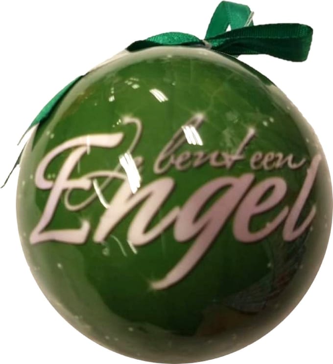 Kerstbal - Je bent een engel