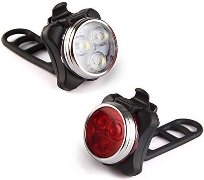 ***LED Fietsverlichting USB oplaadbaar - Waterbestendig - Fietslicht - Fietslampjes - van Heble® ***