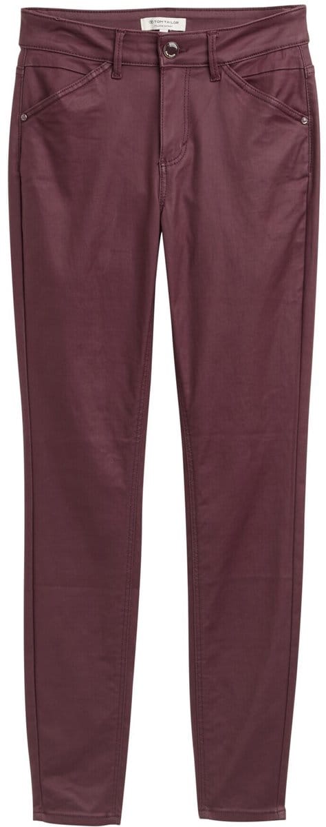 Tom Tailor - Coated TTLUCIE SKINNY jeans - Maat 32/32 - Zinfandel Red