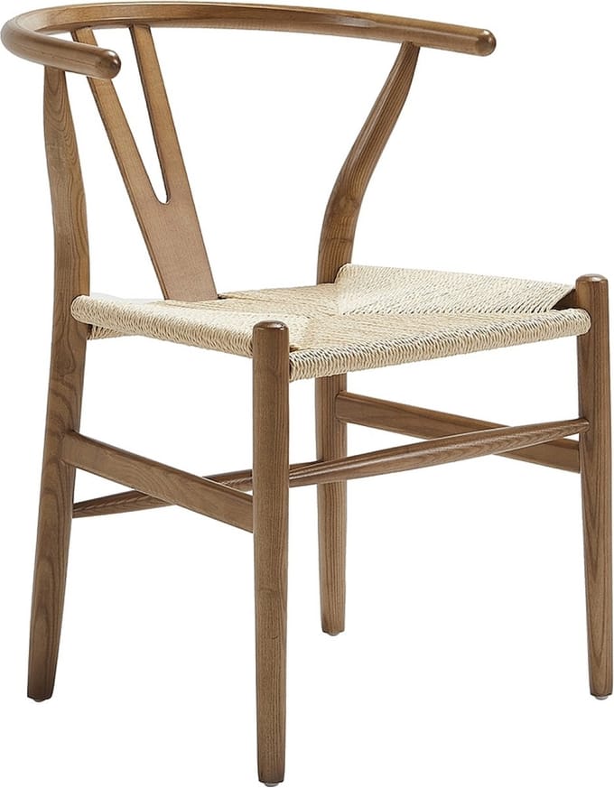 Turku Rattan Stoel - Walnoot