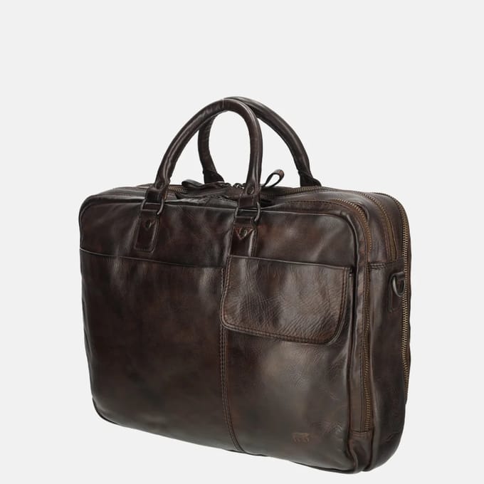 Bear Design Aktetas / Laptoptas - Bruin