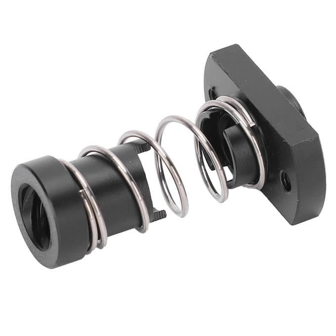 Anti-Backlash Moer POM Speling Elimineer Moer en IJzeren Veer voor 3D Printer Accessoires 2mm Spoed black