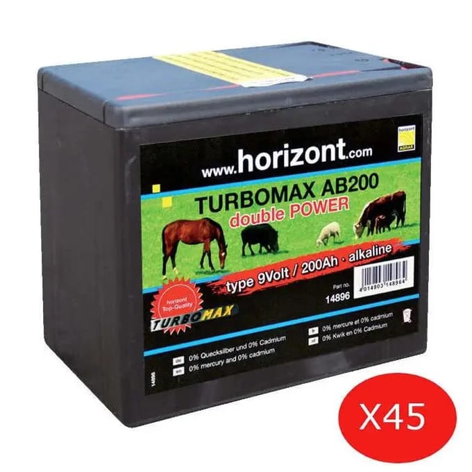 Batterij Horizont Turbomax AB200 (x45)