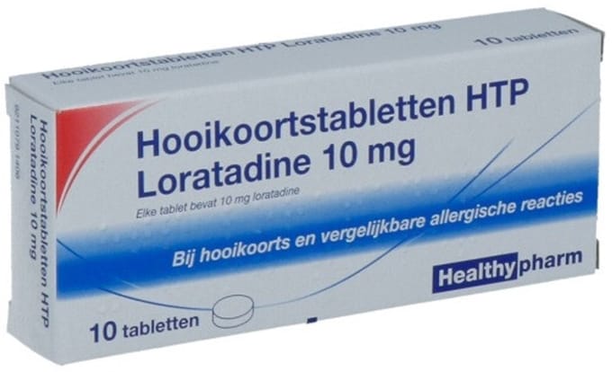 Healthypharm Hooikoortstabletten HTP Loratadine 10 mg - 2 x 10 tabletten