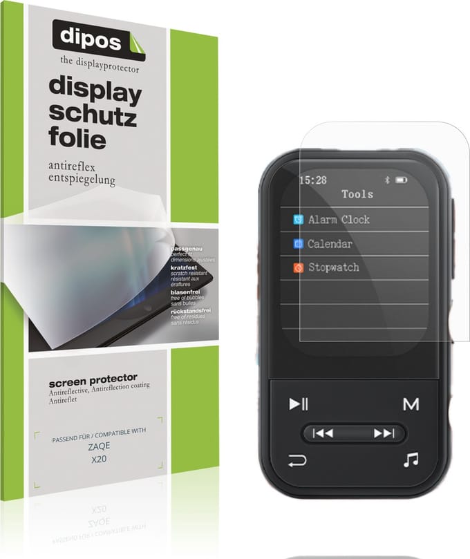 dipos – 4x Matte Beschermfolie geschikt voor ZAQE X20 | Krasbestendige & antireflecterende Screenprotector Ultra-Thin