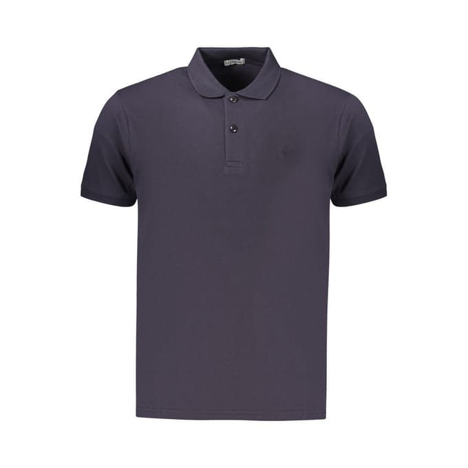 Coveri Moving Blauwe Katoenen Heren Polo