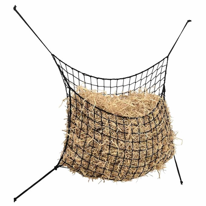 vidaXL - Hooinetten - 2 - st - 90x60 - cm - rechthoekig - polypropeen - zwart