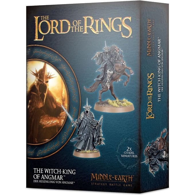 Set van 2 figuurtjes van 22 stuks - de tovenaar-koning van angmar Games Workshop Warhammer Middle Earth