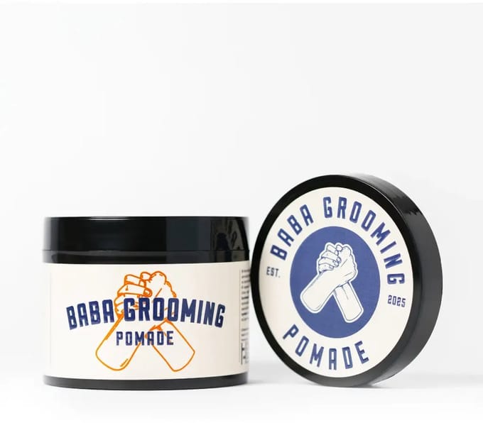 Baba Grooming Pomade 120ml - Waterbasis Haarpomade - Medium Hold - Natuurlijke Glans