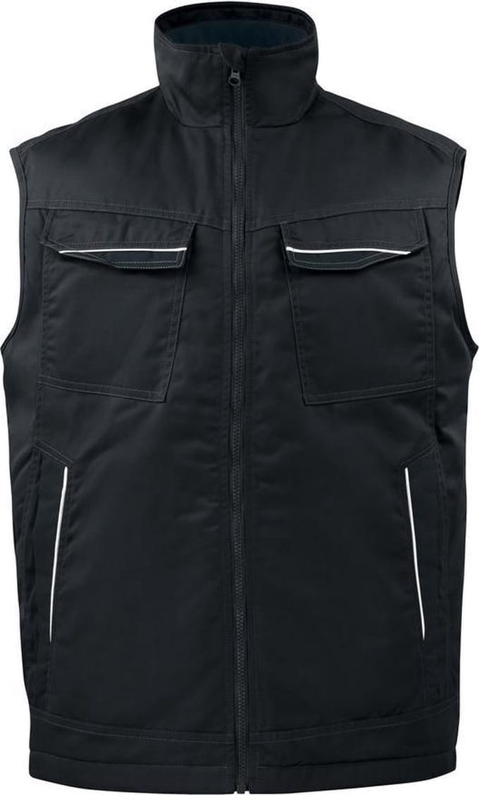 Projob Bodywarmer 645704 Zwart - Maat XL
