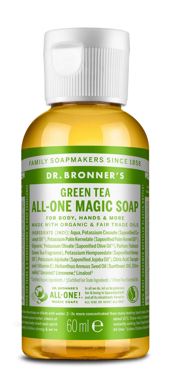 Dr. Bronner’s Dr. Bronner&rsquo;s Magic Soap Green Tea 60 ml