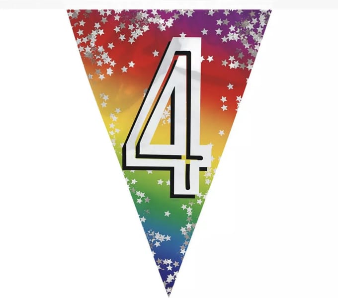 Vlaggenlijn 4 jaar - 6 meter