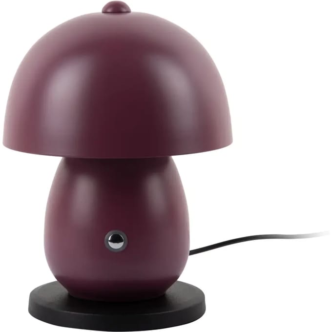 Leitmotiv Tafellamp Mono Led - Donkerpaars - Ø14cm - Scandinavisch