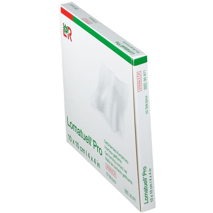 Lomatuell Pro Kompres Ster 10x10cm 10 30871
