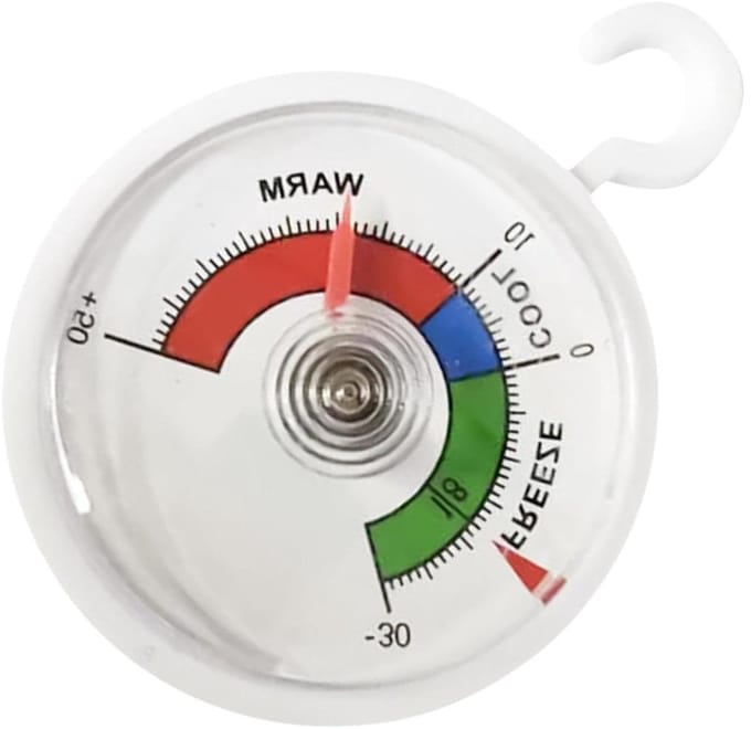 Wandthermometer - Klassieke meter - Temperatuur meten - Waterbestendig ontwerp - 9 x 7 x 2 cm - A