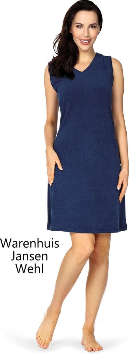 Dames Strandjurk / Beachdress  in de kleur Turquoise maat 48/50