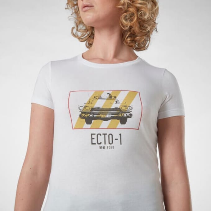 Ghostbusters Ecto-1 Women's T-Shirt - Wit - XS