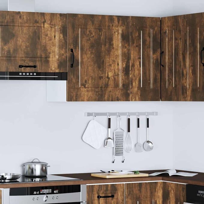 vidaXL - Keuken - Wandkast - "Kalmar" - Gerookt - Eiken - Geengineerd - Hout