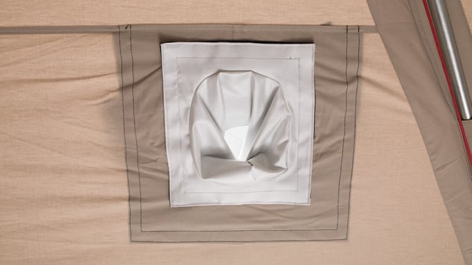 tent kachel doorvoer doek type 2
