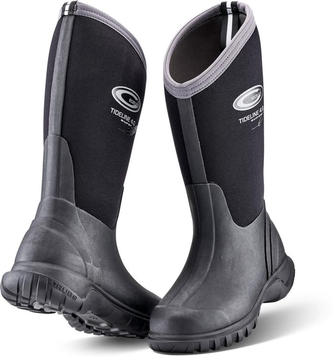 Grubs damesrubberlaarzen Tideline Wellies Black