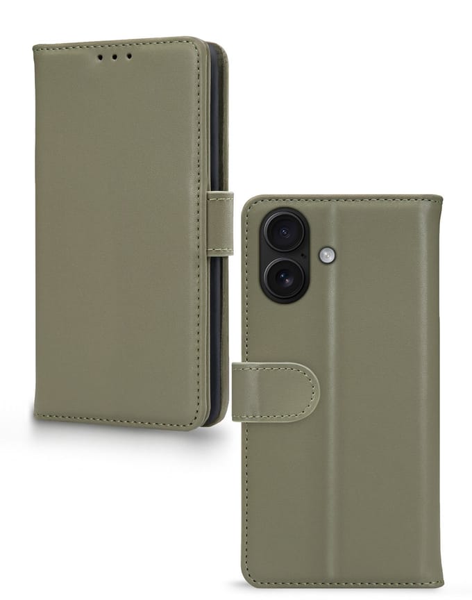 Mobilize Premium Gelly Wallet Book Case - Geschikt voor Apple iPhone 17 - Green
