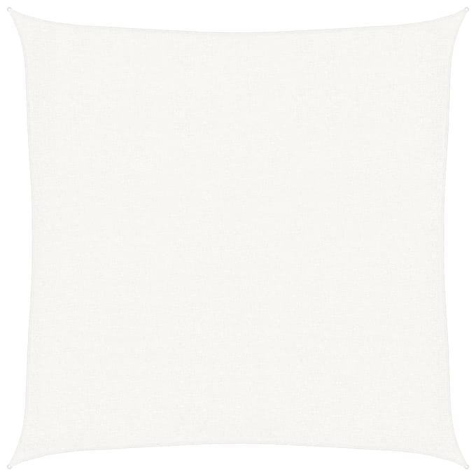 vidaXL - Zonnezeil - 160 - g/m² - 2,5x2,5 - m - HDPE - wit