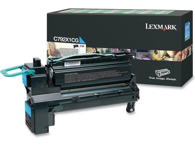 Lexmark C792X1CG Toner Cyaan Extra hoge capaciteit