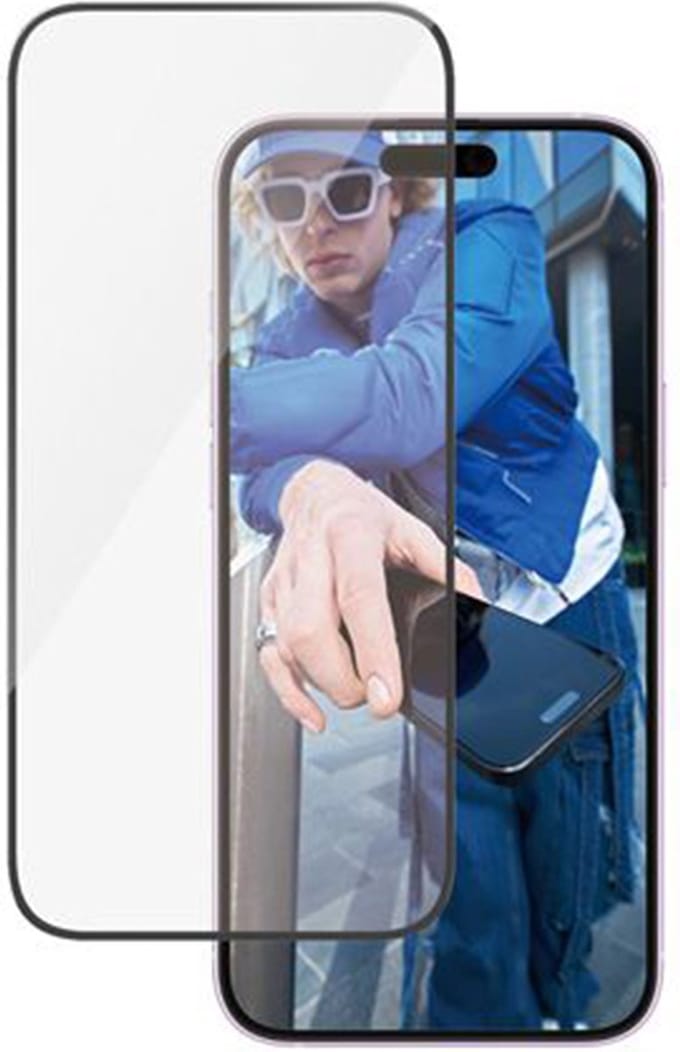 PanzerGlass Screenprotector geschikt voor Apple iPhone 16 Plus Glazen | PanzerGlass Ultra-Wide Fit Screenprotector - Case Friendly
