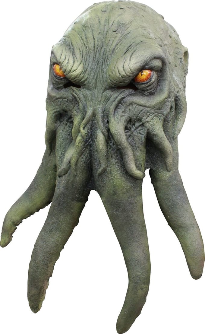 "3/4 Masker Octopus Halloween  - Verkleedmasker - One size"