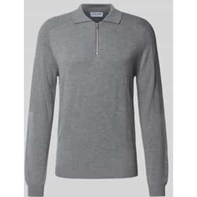 Gebreide pullover met polokraag