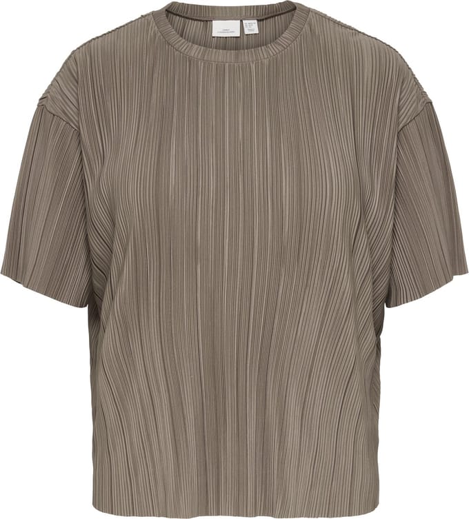 ONLY CARMAKOMA - CARRAVENNA S/S PLISSE TOP JRS NOOS Dames Blouse