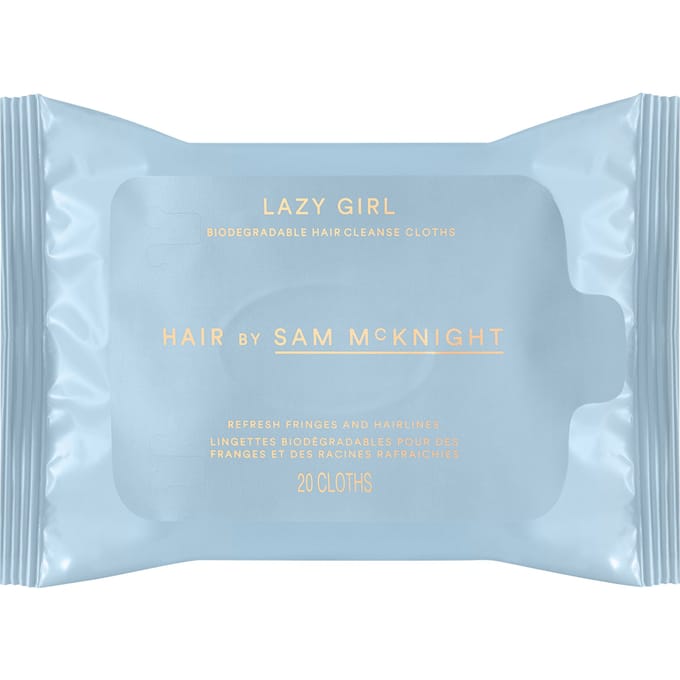 Hair by Sam McKnight Lazy Girl Biodegradable Hair Cleanse Cloths