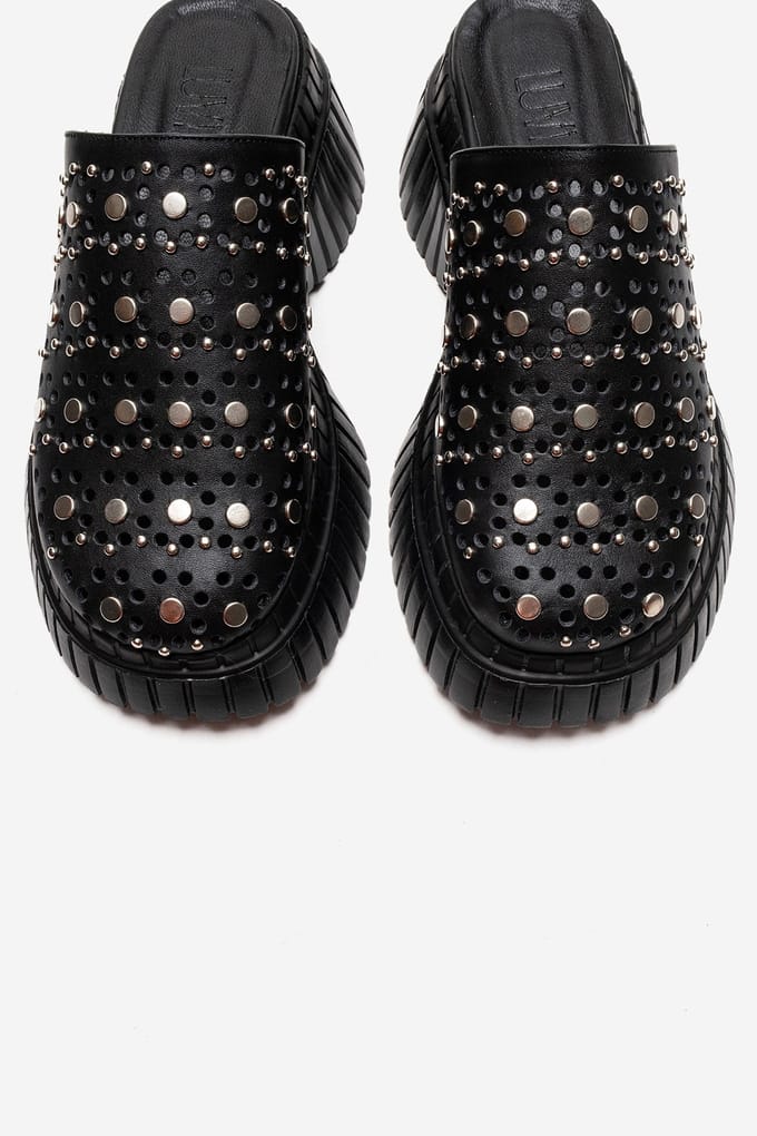 Harlow Leren Platform Sandaal