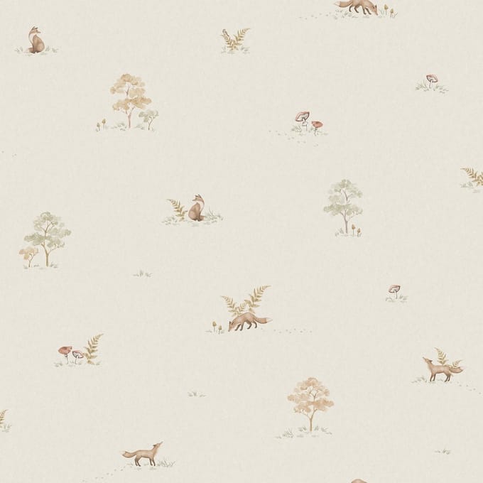 Boråstapeter Vliesbehang 6923 - Newbie2 - Botanisch Beige - 53cm x 10.05m