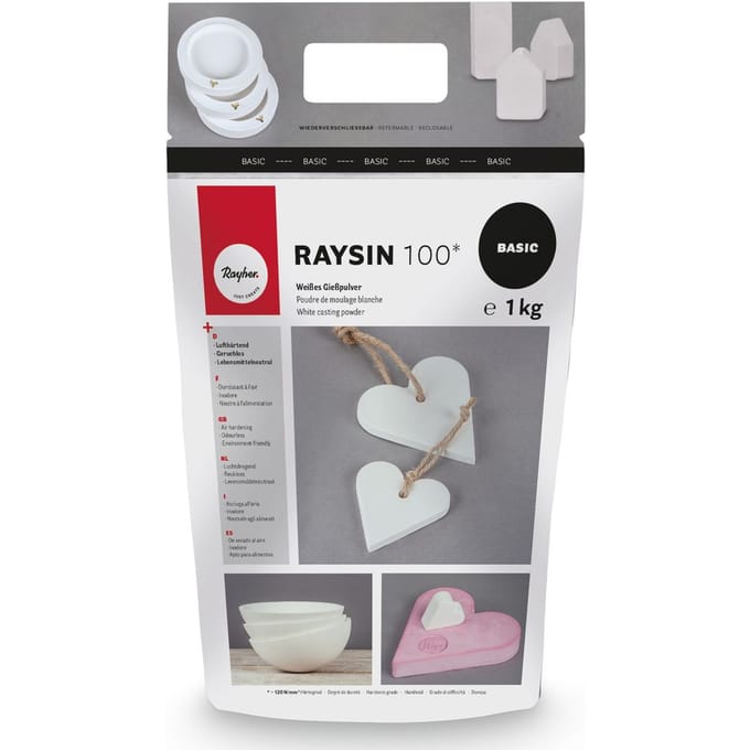 Gietpoeder "Raysin 100", wit - 1 kg
