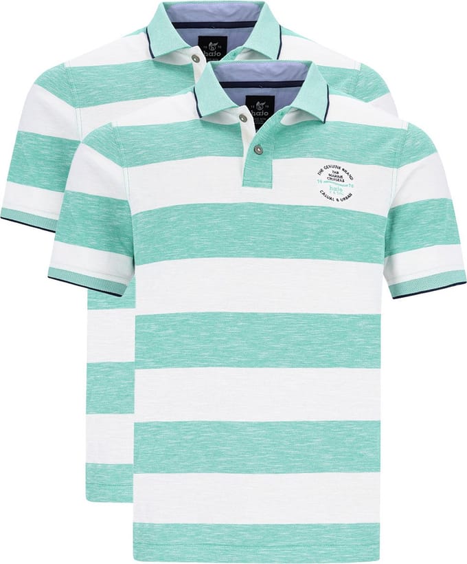 Hajo Heren poloshirt 2 pack Riviera