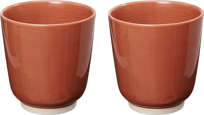 Return to Sender Espresso mokjes - 125 ml - Steenrood - set van 2