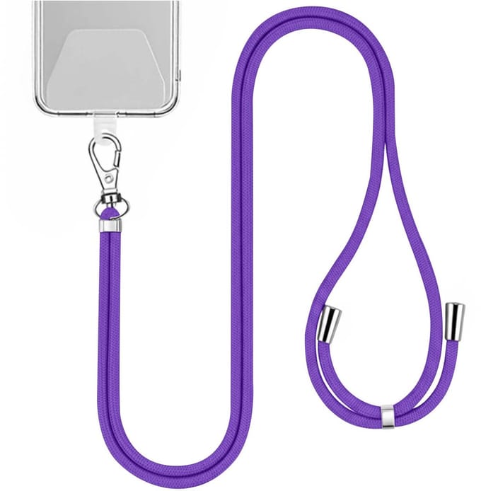 Jaym, Universeel Nekkoord 150cm - Nylon met Universele Bevestiging, Paars