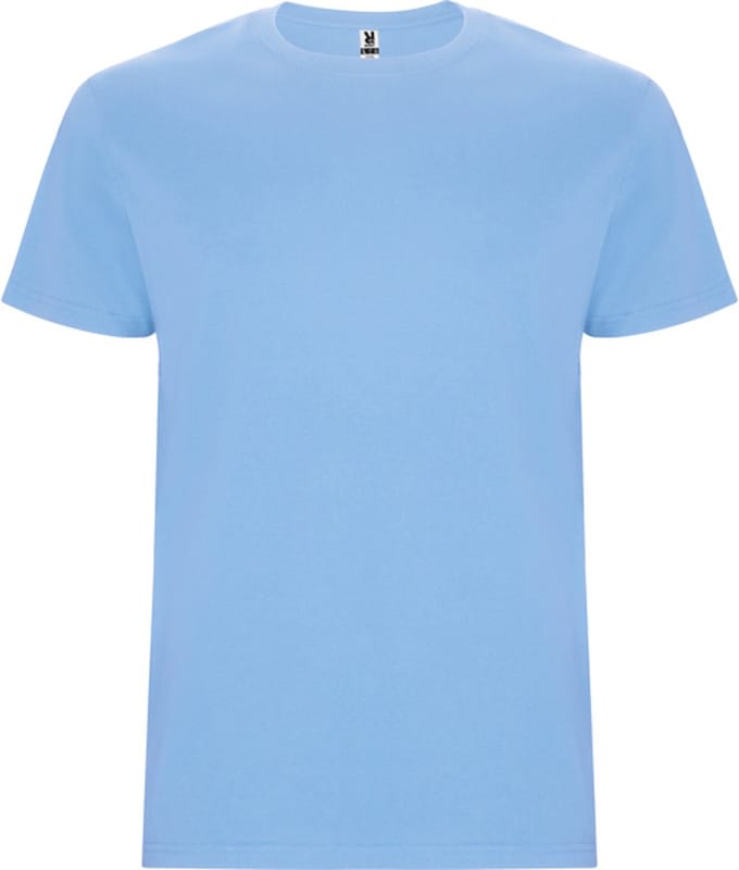 4 Pack T-shirts unisex met korte mouwen, 190 gram 'Stafford' Hemelblauw - M