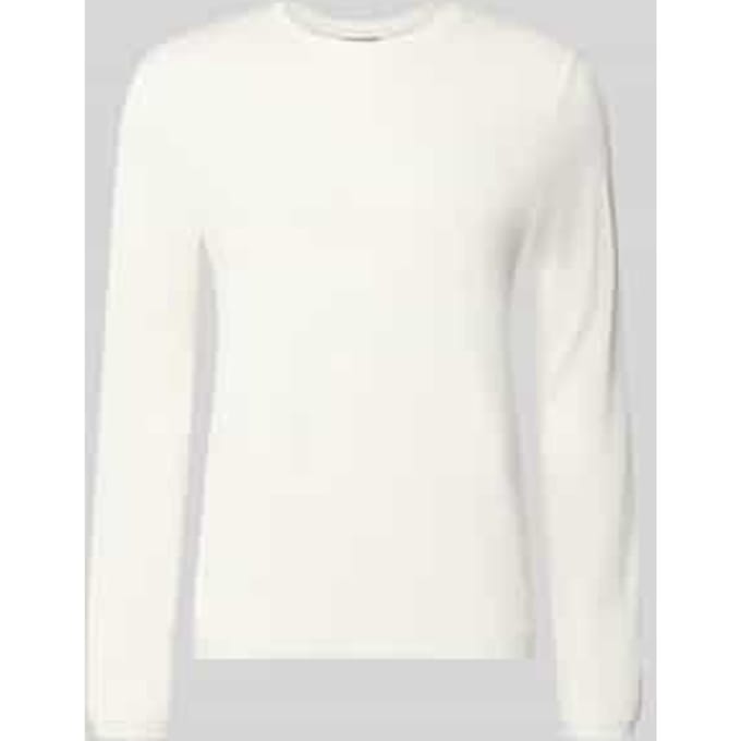 Shirt met lange mouwen met ronde hals model 'Baldi'