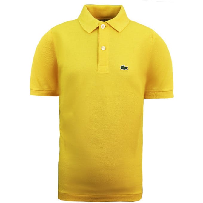 Lacoste Klassiek Kinder Geel Poloshirt